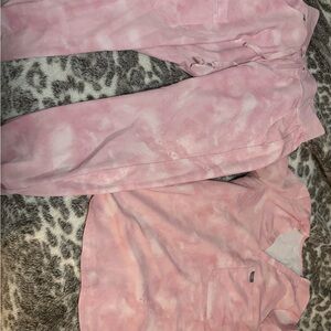 Figs Marble Rose Pink Scrub Set